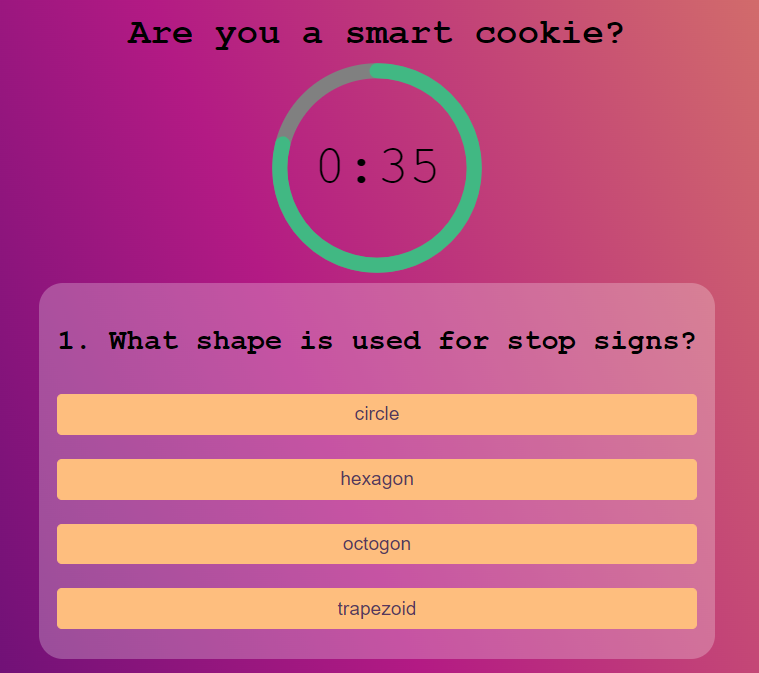 trivia app